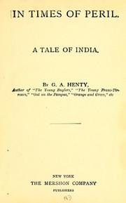 Cover of: In times of peril: a tale of India