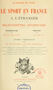 Cover of: Le Sport en France et à l'étranger by Vaux, Charles Maurice baron de