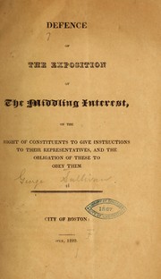 Cover of: Defence of the exposition of the middling interest...