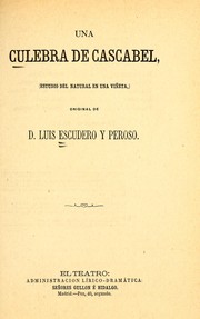 Cover of: Una culebra de cascabel: estudio del natural en una viñeta