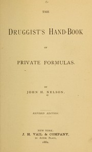 Cover of: Druggist's hand-book of private formulas