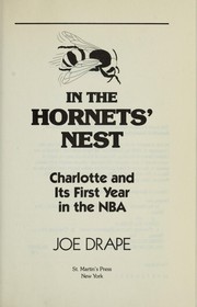 Cover of: In the Hornets' nest by Joe Drape