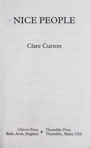 Cover of: Nice people by Clare Curzon