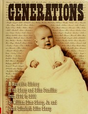Cover of: Generations: a narrative history of the Sharp and Bliss families, 1776 to 2006