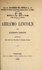Cover of: Abramo Lincoln