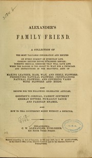 Cover of: Alexander's family friend