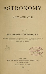 Cover of: Astronomy, new and old.