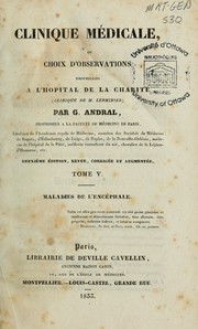 Cover of: Clinique médicale, ou Choix d'observations recueillies à l'Hôpital de la Charité (clinique de M. Lerminier)