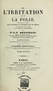 De l'irritation et de la folie