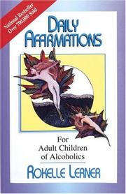 Cover of: Daily affirmations: for adult children of alcoholics