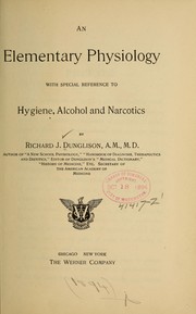 Cover of: An elementary physiology by Richard J. Dunglison