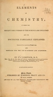 Cover of: Elements of chemistry by J. L. Comstock