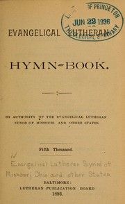 (PDF) Evangelical Lutheran hymn-book by Evangelical Lutheran Synod of ...