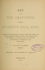 Cover of: Key to the Amanuensis by Duran Kimball