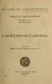 Cover of: Labor laws of California by California.