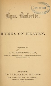 Cover of: Lyra coelestis by Thompson, A. C.