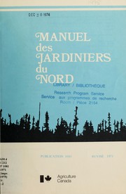 Cover of: Manuel des jardiniers du Nord