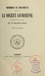 Cover of: Mémoires et documents
