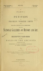 Cover of: National galleries of history and art by Smith, Franklin Webster,