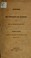 Cover of: Speech of Mr. McKinley, of Alabama, on the bill to graduate the price of public lands