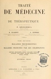 Cover of: Traité de médecine et de thérapeutique by P. Brouardel, A. Gilbert, J. Girode, P. Brouardel, A. Gilbert, J. Girode