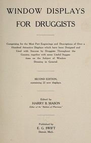 Cover of: Window displays for druggists | Harry B. Mason