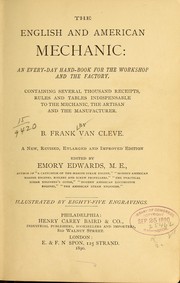 Cover of: The English and American mechanic by B. Frank Van Cleve