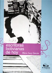 Cover of: Escritoras bolivianas de hoy