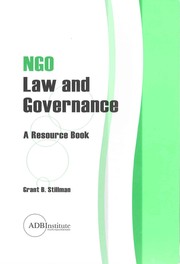 NGO law and governance by Grant B. Stillman