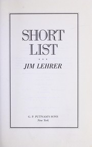 Cover of: Short List ([A One-Eyed Mack novel])