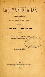 Cover of: Las mantecadas by Trino Dicaro