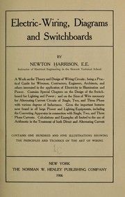 Electric-wiring, diagrams and switchboards by Newton Harrison