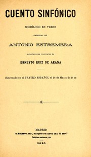 Cover of: Cuento sinfónico: monólogo en verso