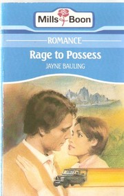 Cover of: Rage to possess.