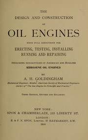 Cover of: The design and construction of oil engines