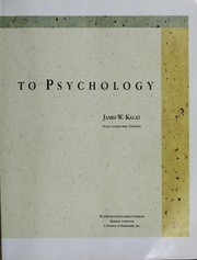 Cover of: Introduction to psychology by James W. Kalat
