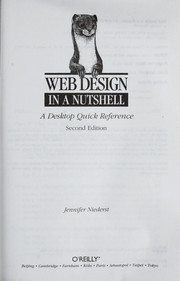 Cover of: Web design in a nutshell by Jennifer Niederst Robbins