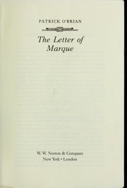 Cover of: The letter of Marque by Patrick O'Brian