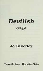 Cover of: Devilish by Jo Beverley