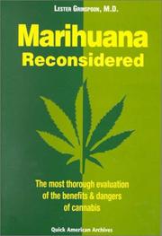 Cover of: Marijuana Reconsidered