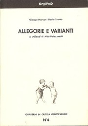 Cover of: Quaderni di Critica Omosessuale N. 4: Allegorie e varianti in "Riflessi" di Aldo Palazzeschi