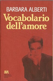 Cover of: Vocabolario dell'amore