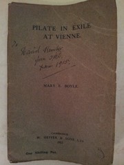 Cover of: Pilate in exile at Vienne.