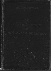 Cover of: Los Ejercicios Espirituales de San Ignacio de Loyola by 