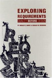 Cover of: Exploring requirements: quality before design