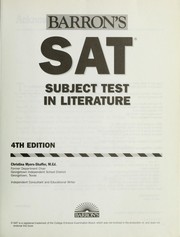 Cover of: SAT subject test in literature