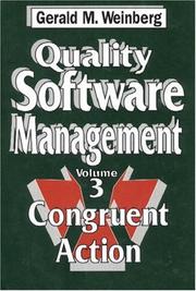 Quality Software Management by Gerald M. Weinberg