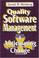 Cover of: Quality software management