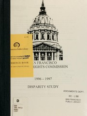 Cover of: Disparity study 1996-1997