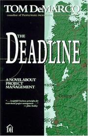 Cover of: The Deadline by Tom DeMarco
